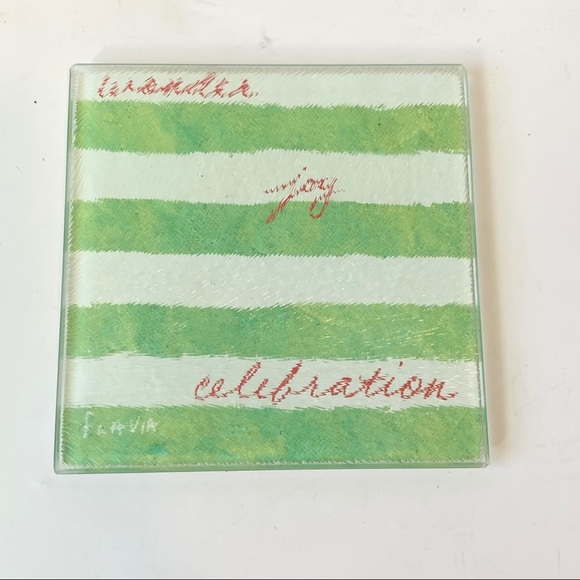 COPY - Vintage FLAVIA Christmas Coaster Set of 4 - Picture 6 of 8